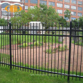 Modern decorative Powder coated black 6ft steel fence